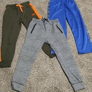3 pairs of boys comfy joggers size 10/12 nike puma